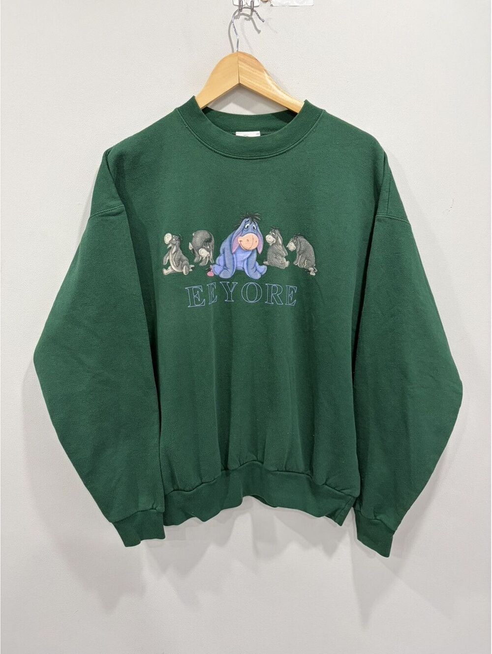 Vintage Disney Eeyore Sweater sweatshirt forest green